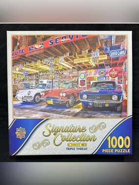 Master Pieces Signature Collection~Triple Threat 1000 Piece Jigsaw Puzzle